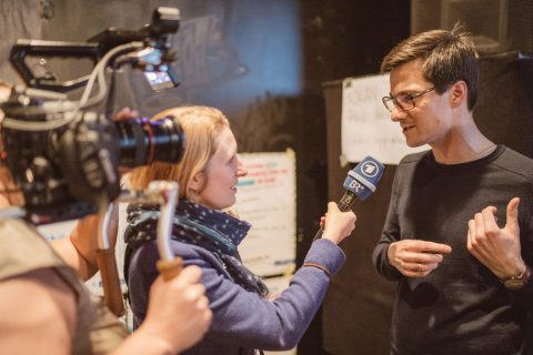 ARD Alpha interviewte Martin Horn für den Fernsehbeitrag kommenden Donnerstag (12.4.2018).