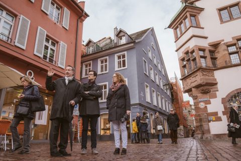 Rundgang durch die Innenstadt mit Fokus auf den Einzelhandel und mit Hauptgeschäftsführer Olaf Kather des Handelsverbandes Südbaden e.V.