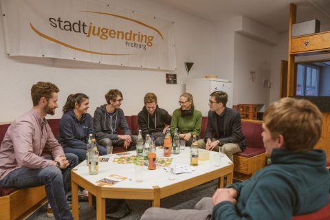 Der Stadtjugendring Freiburg lud zum Kennenlernen ein - danke für das Gespräch.