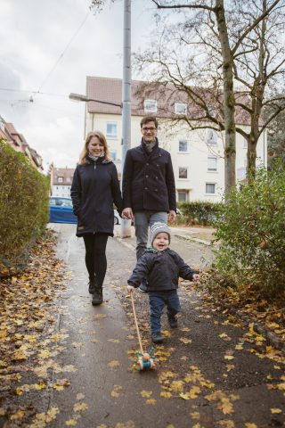 Martin Horn mit Frau Irina und Sohn